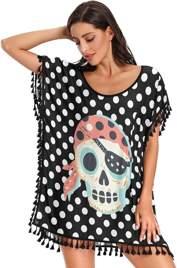 DOMIKING Bathing Suit Cover Ups for Women Beach Swimsuit Cover Up Beachwear S