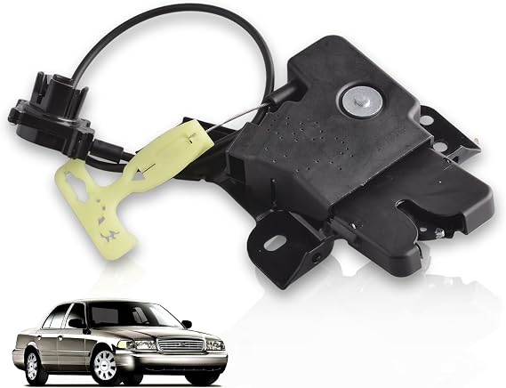 Rear Tailgate Trunk Latch Lock Actuator Compatible for 2004-2011 Ford Crown Victoria & Mercury Grand Marquis, 2004 Mercury Marauder,Replaces 937671 4W7Z5443200AA 6W7Z5443200A 7W7Z5443200A