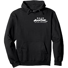 Avatar: The Last Airbender Symbols And Logo In White Pullover Hoodie