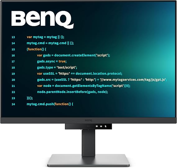 BenQ RD280U 28.2 4K 3840x2560 3:2 Programming Monitor, Eye-Care, Nano Matte Panel, Coding Modes, MoonHalo Backlight, 90W USB-C, KVM, VESA Mount, Developer Monitor