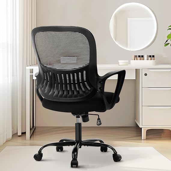 Sweetcrispy Home Office Managerial Executive Chair with Ergonomic Design