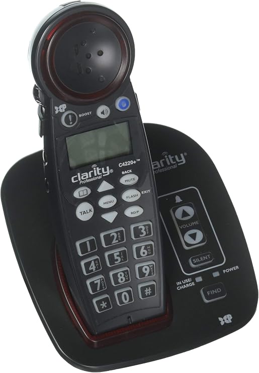 Clarity Professional C4220 DECT 6.0 Amplified Cordless Phone with Talking Caller ID and Speakerphone