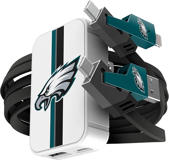 SOAR NFL Slim Wall Charger and 4 In 1 Multi Charging Cable