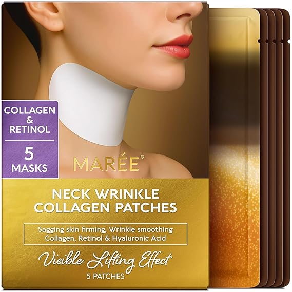 MAREE Neck Wrinkle Patches Retinol & Hyaluronic Acid Mask