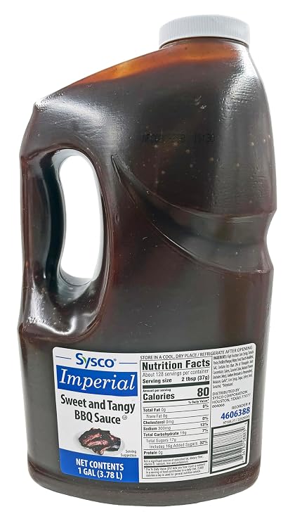 Sysco Imperial Sweet and Tangy BBQ Sauce | Kosher Barbecue | 1 Gallon