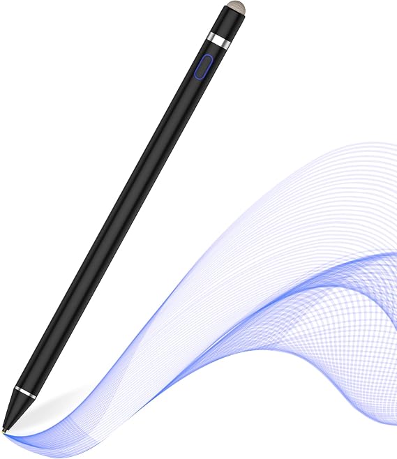 Active Stylus Pen for Touch Screens,Dual Pen Tips for iOS & Android Drawing & Writing,High Precise Digital Pencil for Apple iPhone 17/16/15/14/13/12/11,iPad Air/Pro/Mini,Phone/Tablet/Sam-Sung/K-indle