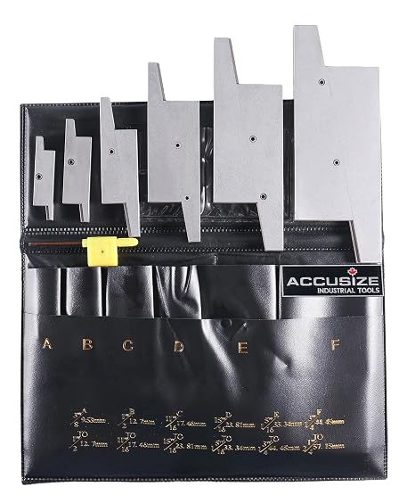 Accusize Industrial Tools 6 Pair Adjustable Precision Parallel Set, 3602-5001