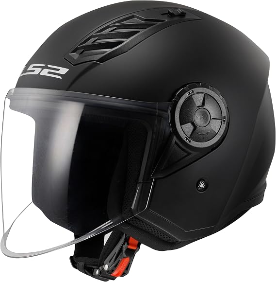 Open Faced Motorcycle Helmet. LS2 Airflow II ECE 22.06