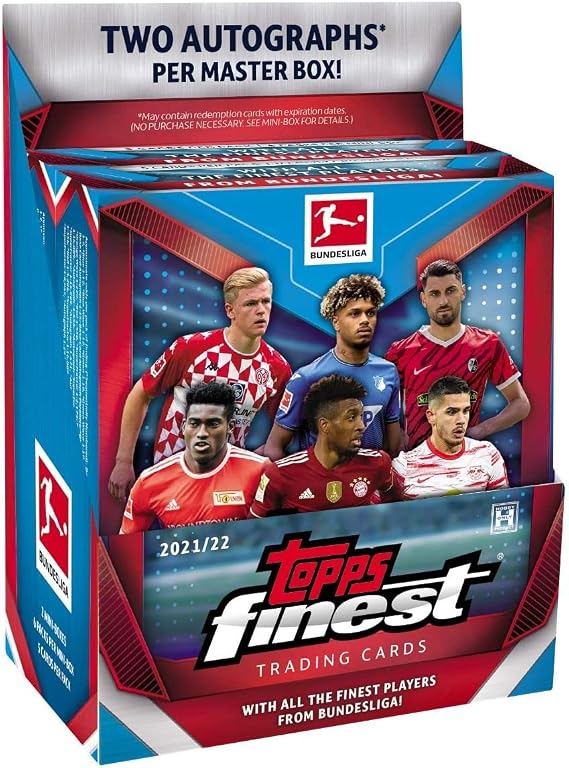 Topps 2021/22 Finest Bundesliga Soccer Hobby Box (12 pks/bx)