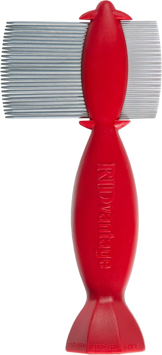 RIDvantage Lice Comb, Stainless Steel Nit & Egg Remover for All Hair