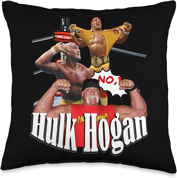 Hulk Hogan_006 Throw Pillow