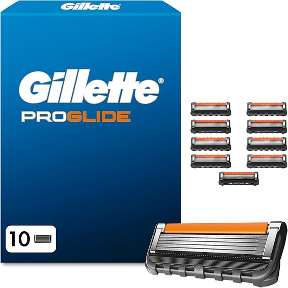 Gillette ProGlide Razor Blade Refills for Men, 10 Count