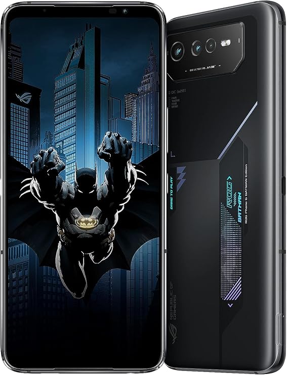 ASUS ROG Phone 6 Batman Edition 12GB RAM, 256GB Storage, 5G Unlocked Dual SIM, AI2201-12G256G-BM