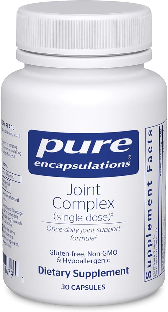 Pure Encapsulations Joint Complex (Single Dose) | Once-Daily Supplement to Support Joint Mobility, Comfort, Tissue, and Cartilage Health* | 30 Capsules