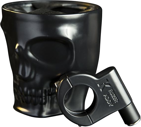 1080 Flat Black Skull Barmount