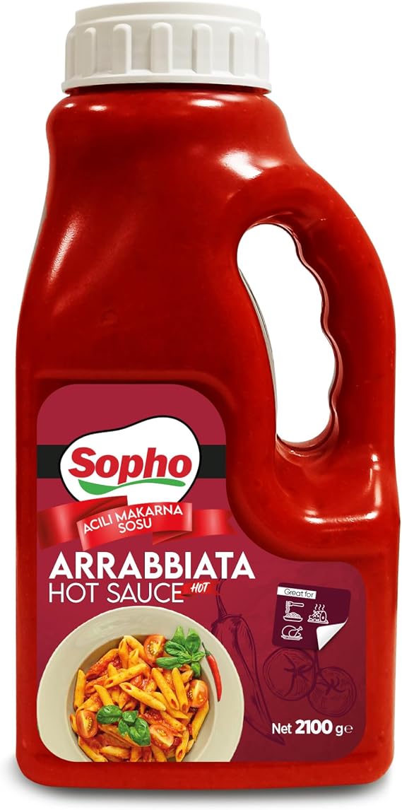 "Arrabbiata Acılı Domates Sos 2100g