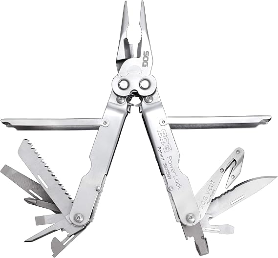 Sog S62n-cp Powerlock Multi-tool With V-cutter (silver)