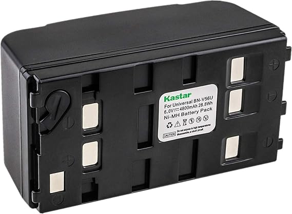 Kastar 6V 4200mA Ni-MH Battery Replacement for JVC BN-V11U BN-V12U BN-V14U BN-V15U BN-V18U BN-V20U BN-V22U BN-V24U BN-V25U BN-V400U BN-V60U BN-V65 Battery, Duracell DR11 Video Cameras #BNH-159-4S