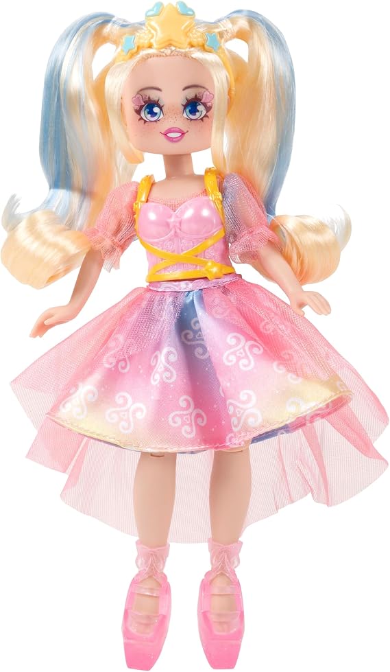 Royale High 9" Fashion Doll - Rainebow Light Fairy, Series 2 - With Fairy Journal, Comb, and Virtual Item Code - Ages 5+
