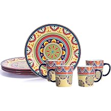 Bico Tunisian Mugs and Dinner Plates Bundle