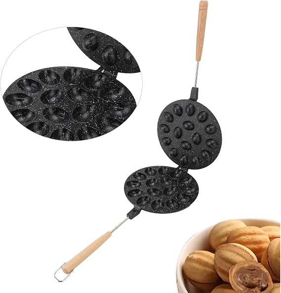 Walnut Cookie Maker, 16 Nuts Nut Cookies Maker Maker, Walnut Cookie, Russian - Oreshki Maker, Walnut Cookie Maker Oreshek, Nutty Maker (A)