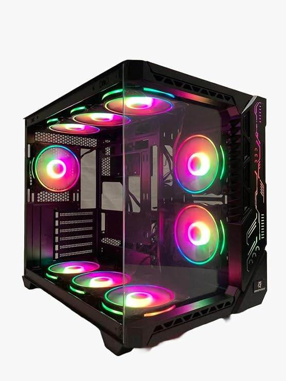 GAMEFORCE Bree 6×120 Mm Fanlı ARgb Kumandalı Kontrolcülü E-ATX Oyuncu Bilgisayar Kasası