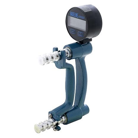 Baseline 12-0247 Digital LCD Hydraulic Hand Dynamometer, 300 lbs Capacity