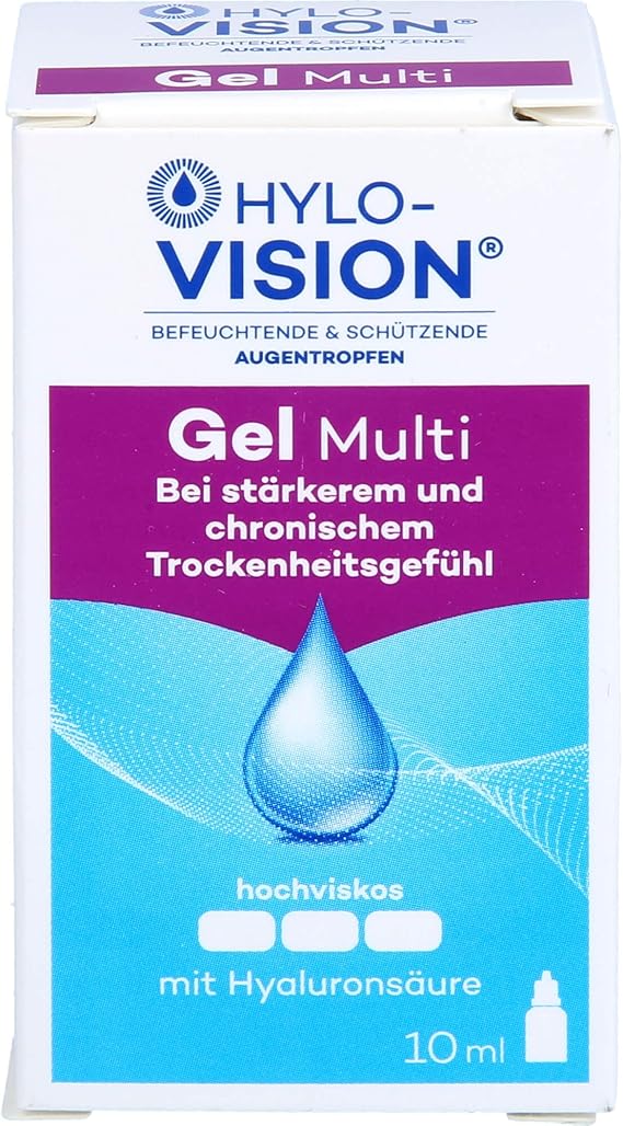 Hylo-Vision Gel multi Augentropfen, 10 ml