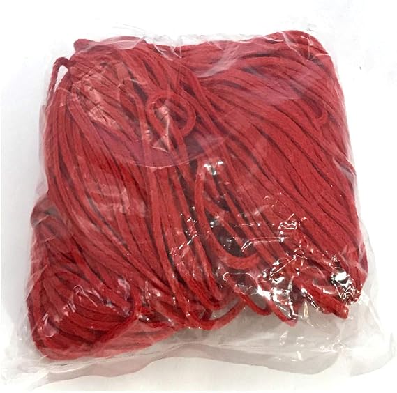 Red Thread Red Cotton Lal Dhaga (1mm) Kalawa Raksha Sutra Nazar Dhaga Evil Eye Protection Good Luck Nazar Surksha Thread
