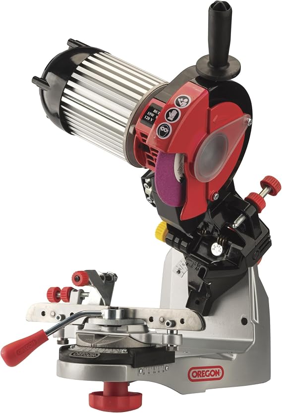 Oregon Professional Compact 120-Volt Bench Chain Grinder | Universal Saw Chain Sharpener, for All Chainsaw Chain Types, Bench Mounted, Professional Grade