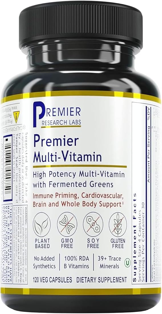 Premier Research Labs Multi-Vitamin - 120 Plant-Sourced Capsules