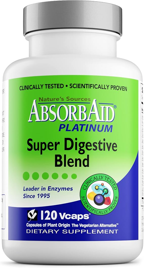 Absorbaid Platinum Super Digestive Blend, 120 Count