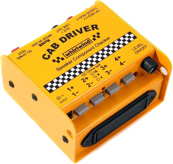 Whirlwind CabDriver Speaker Component Checker