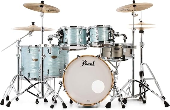 Pearl Session Studio Select 5-Piece Shell Pack - 20 Inches Bass Drum - Ice Blue Oyster