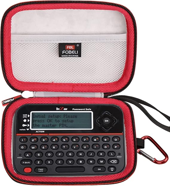 FBLFOBELI EVA Hard Carrying Case Compatible with John N. Hansen & RecZone LLC Password Safe Device, Portable Travel Protective Storage Bag (Case Only)