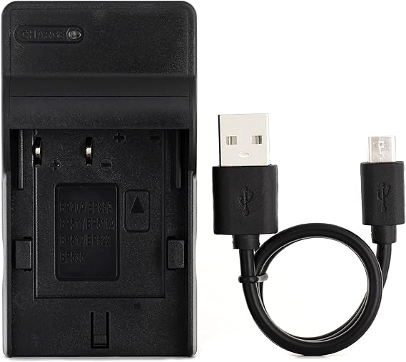 Norifon BP-511 USB Charger for Canon EOS 10D, 20D, 30D, 40D, 50D, D60, MV630i, MV700, MV730i, Optura Pi, Optura Xi, ZR10, ZR60, PowerShot G5 Camera and More