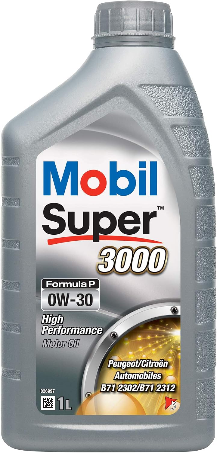 Mobil Super 3000 Formula P Fully Synthetic Engine Oil 0W-30-1 Litre