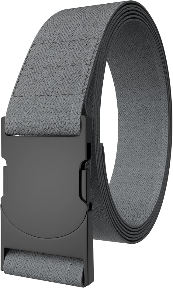 Stretch Belts | Elastic Nylon | Easy Adjustable Buckle | Comfort Fit