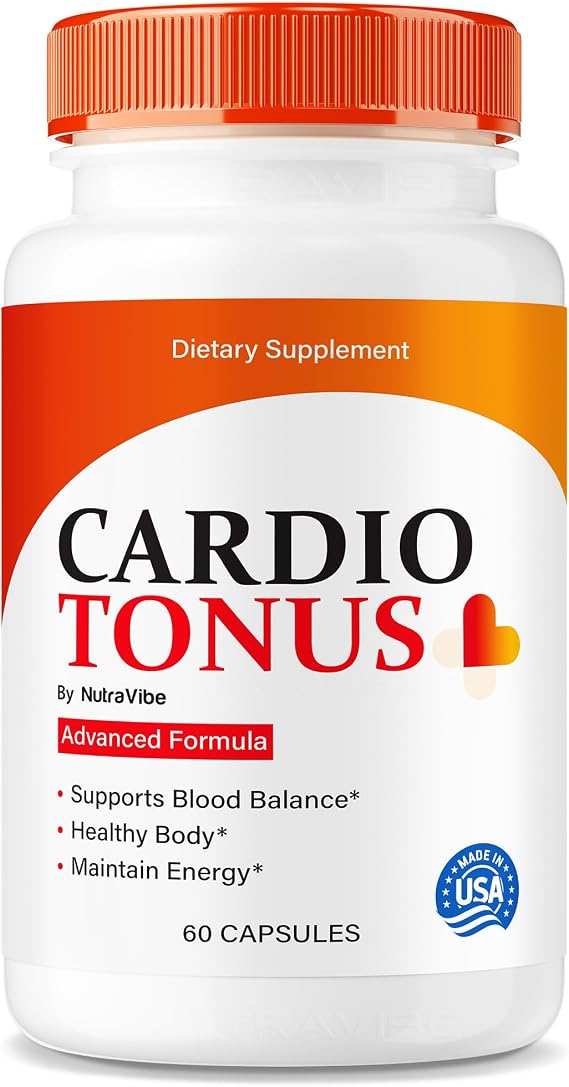 Cardio Tonus CardioTonus Capsules with Natural Ingredients | Premium Formula to Support Energy, Healthy Circulation and Balanced Levels | Easy-to-Take Pills, 30 Day Supply (60 Capsules)