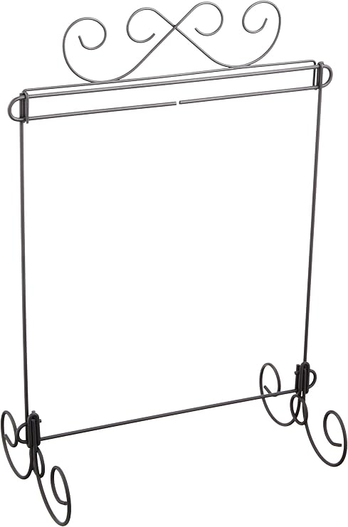 Ackfeld Scroll Single Stand 12in x 14in Tabletop Display Stand for Mini Quilts, Banners & Needlework Projects