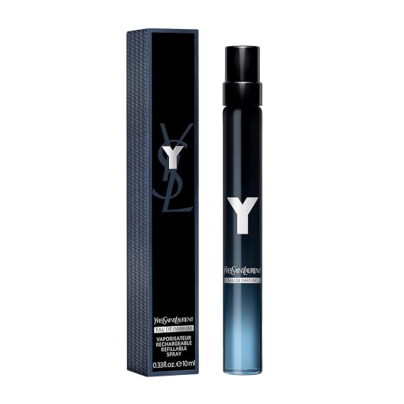 Y by Yves Saint Laurent for Men 0.33 oz Eau de Parfum Travel Spray Refillable