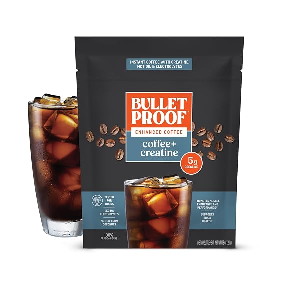 Bulletproof Coffee + Creatine Instant Coffee, 38 Servings