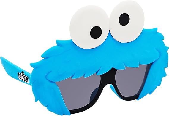 Sun-Staches Sesame Street Sunglasses, Cookie Monster, Elmo or Abby Cadabby