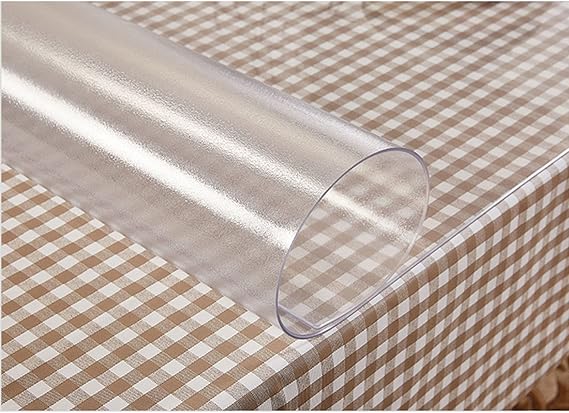 Transparent Matte Table Mat,Waterproof PVC Table Cover,Eco-Friendly Clear Table Protector,Oil Resistant,Scratch Resistant,Easy to Care,2mm Thick,50 * 80cm/19.7 * 31.5in