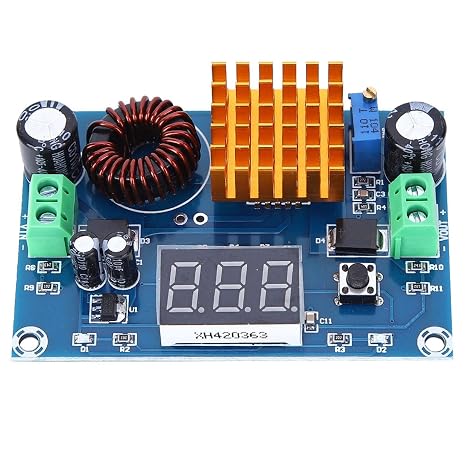 Step up Boost Converter Module, XH-M411 Step up Voltage Converter, DC 435V to 5v45V DC Converter Adjustable with Led Display, 5A Voltage Regulator Adjustable for Electronic