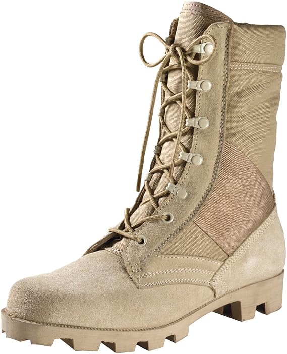 Rothco Speedlace Jungle Boots Leather Suede Rugged Tactical Hiking Boot 8" High