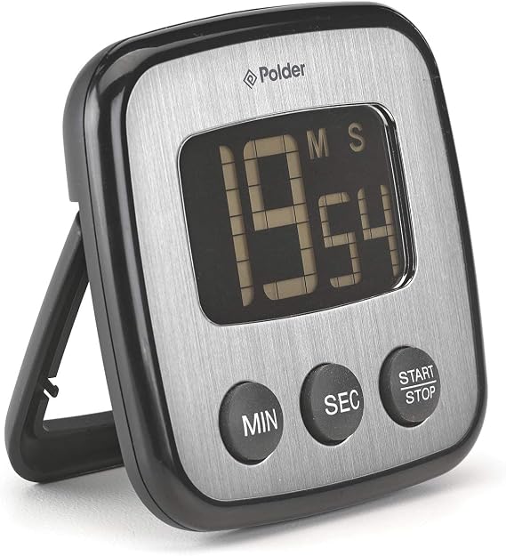 Polder Digital Kitchen Timer - Black