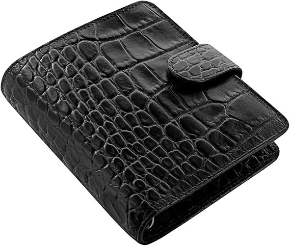 Filofax Classic Clock Personal Organizer, Small, Ebony 026074