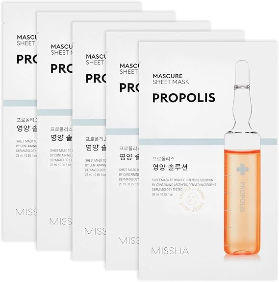 MISSHA Propolis İçerikli Besleyici Yaprak Maske Mascure Nutrition Solution Sheet Mask (Propolis)