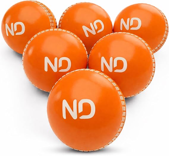 ND Sports Premium Windballs for Cricket, Durable Practice Cricket Balls for Training, Swing Ball Control and Outdoor Garden Play